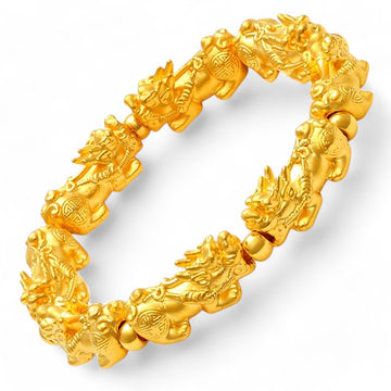 Pixiu Bracelet - Gold Dorje