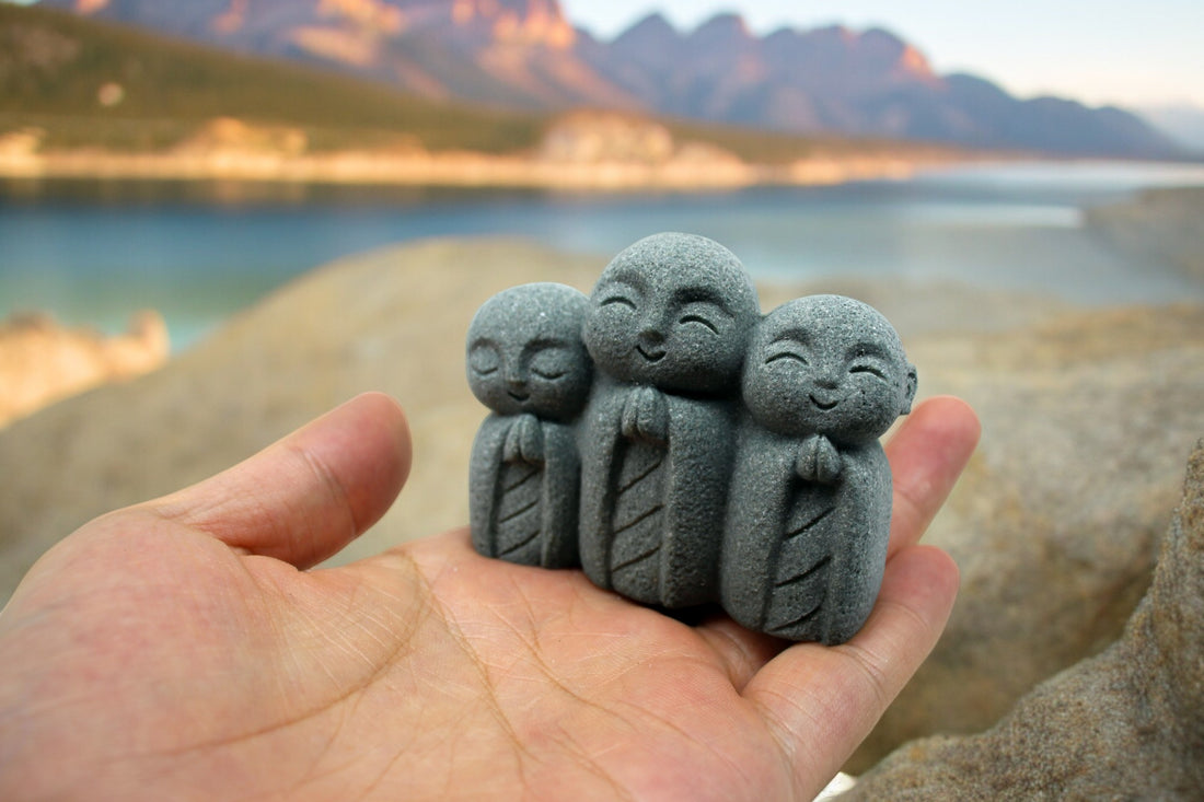 Three Jizo Statue