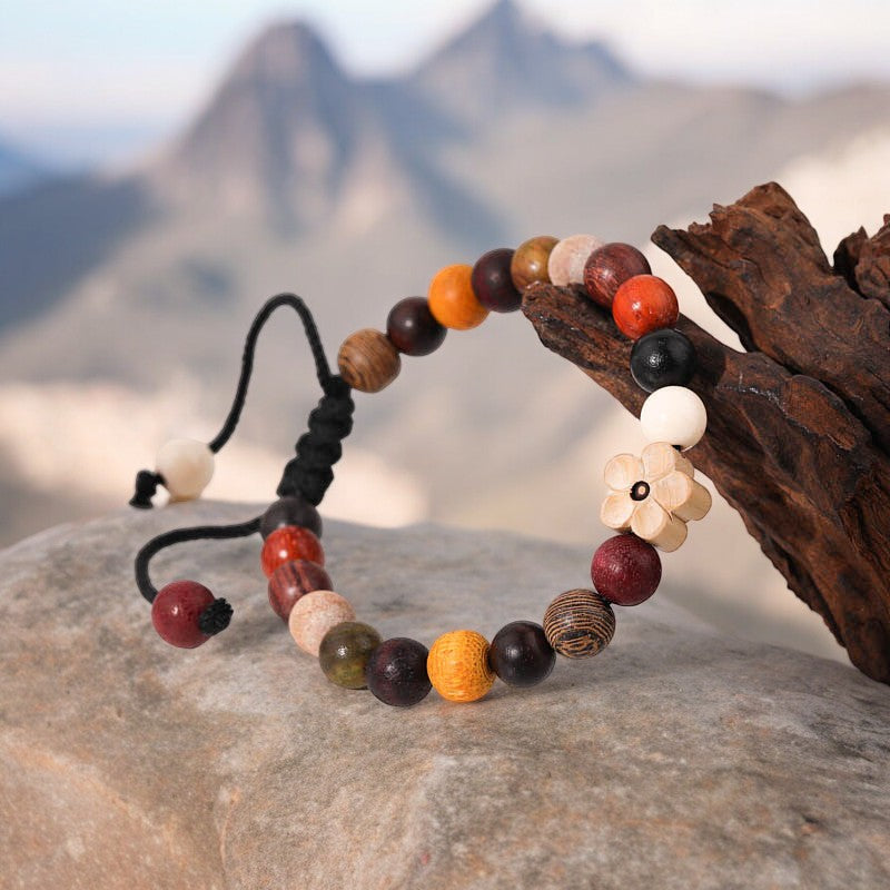 Wooden Bossom Color Bracelet