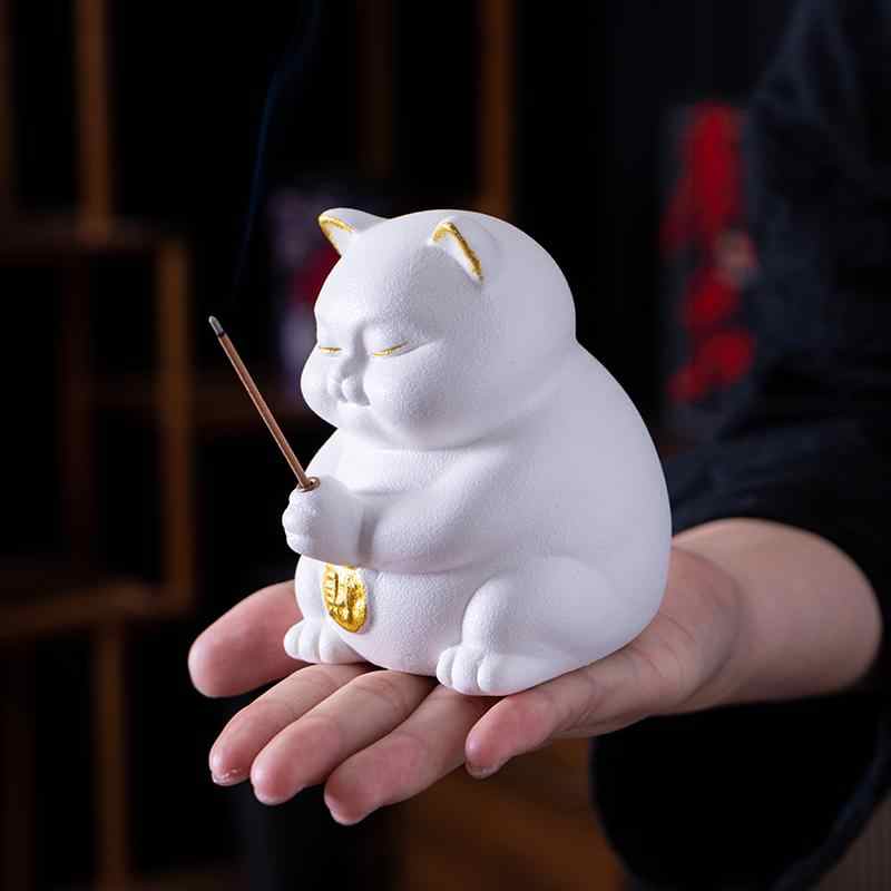 Incense Holder - Fuku Cat