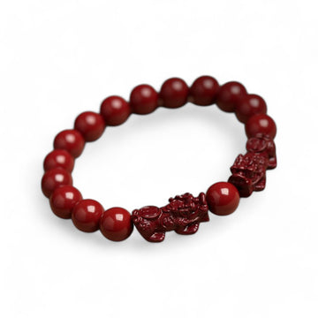 Cinnabar Pixiu Bracelet - ToiSui