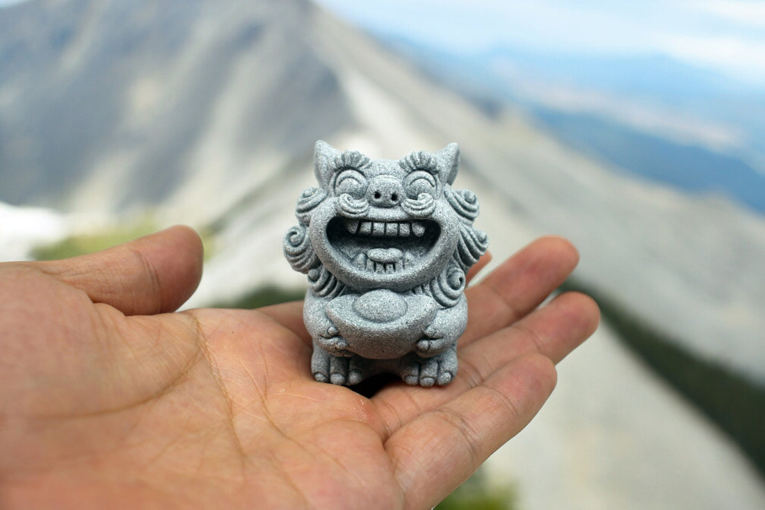 Wind Lion God Stone Figurine 風獅爺