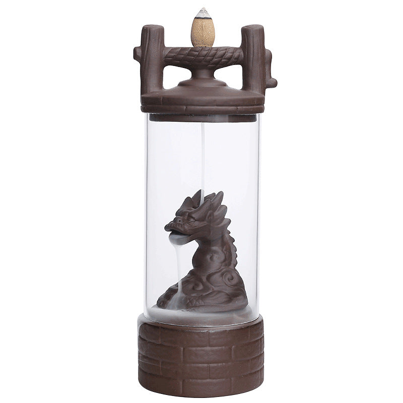 Backflow Incense Burner - Dragon Bath