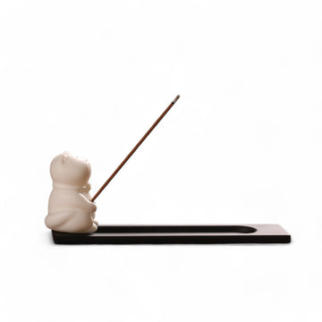 Incense Holder - Praying Fuku Cat