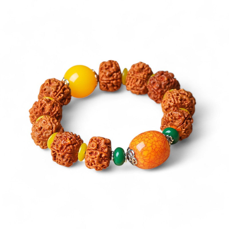 Rudraksha Beads Bracelet - Ahimsa