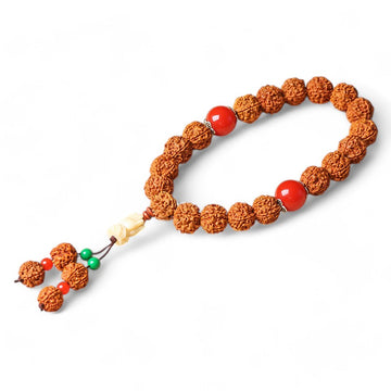 Rudraksha Prayer Beads - Mudra