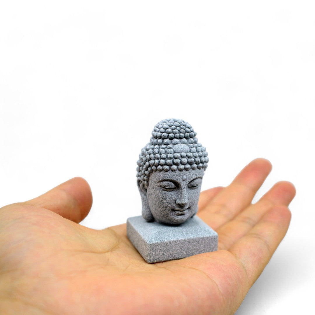 Mini Buddha Head Statue