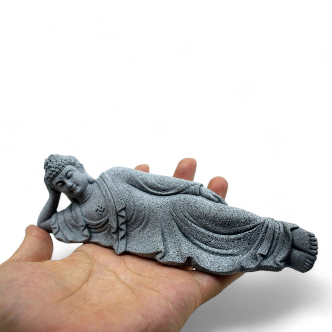 Sleeping Buddha Stone Statue