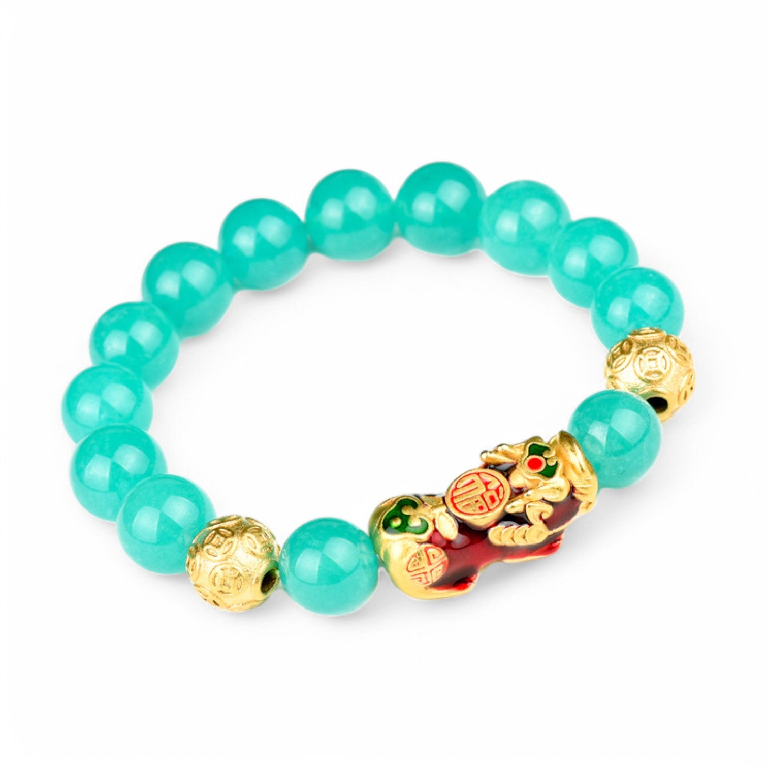 Wuxing Crystal Pixiu Bracelet - Water Element