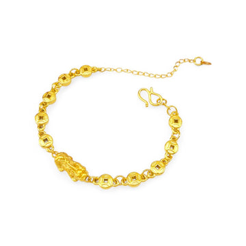 Golden Plated Pixiu Bracelet - Fulok