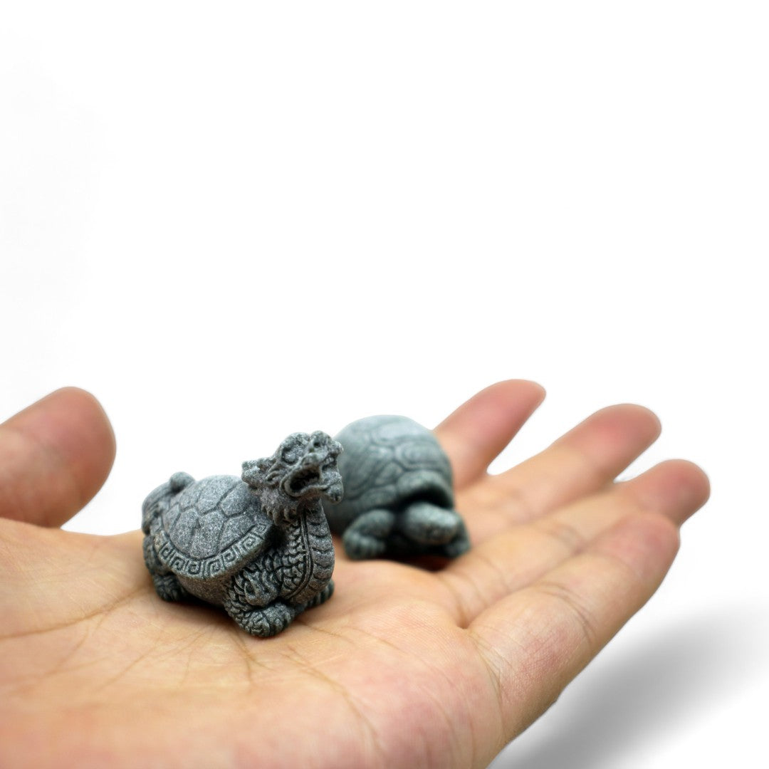 Mini Stone Turtle Figurine