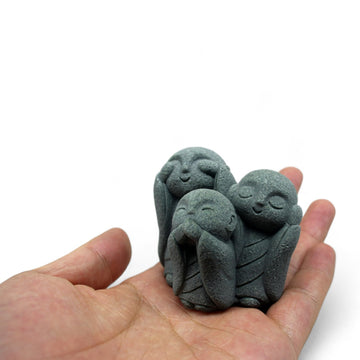 Three Wise Jizo Statue