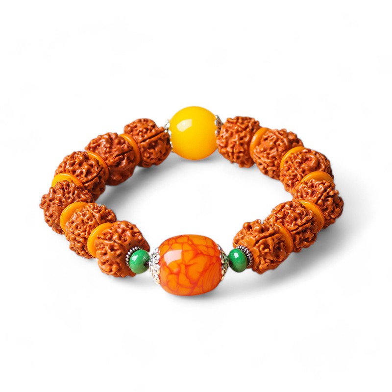 Rudraksha Beads Bracelet - Ahimsa