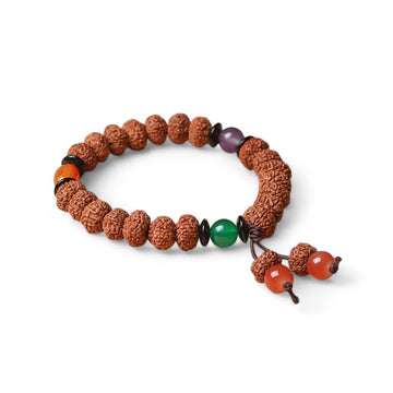 Rudraksha Beads Bracelet - Tri Laksha