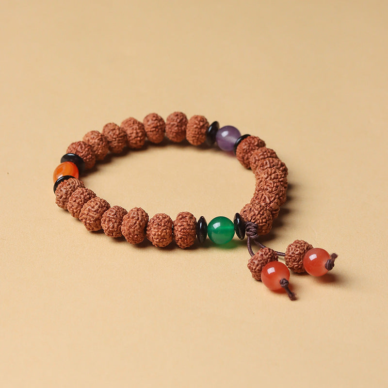 Rudraksha Beads Bracelet - Tri Laksha